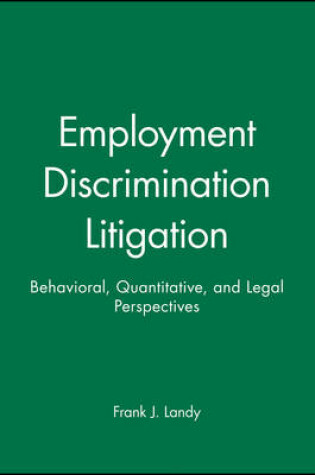 Cover of Employment Discrimination Litigation