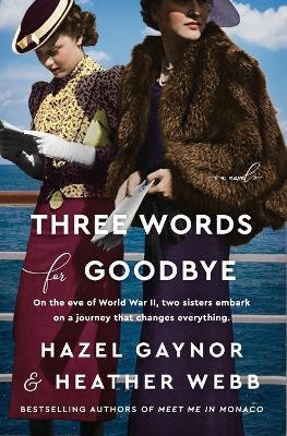 Book cover for Three Words for Goodbye