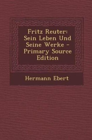 Cover of Fritz Reuter