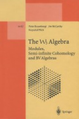 Cover of The W3 Algebra
