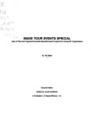 Cover of Make Your Events Special