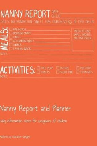 Cover of Nanny Report and Planner