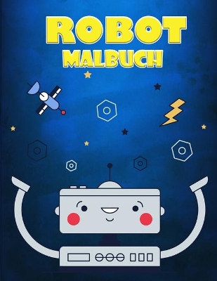 Book cover for Roboter-Malbuch f�r Kinder im Alter von 4-7 Jahren