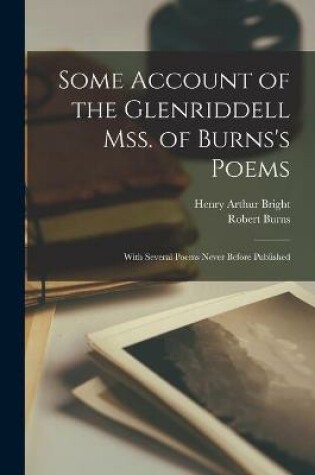 Cover of Some Account of the Glenriddell Mss. of Burns's Poems