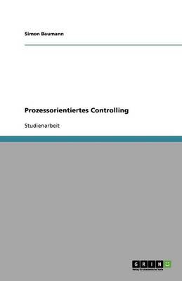 Book cover for Prozessorientiertes Controlling