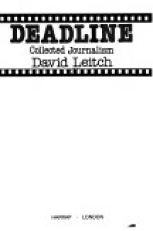 Cover of Deadline