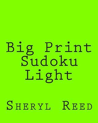 Book cover for Big Print Sudoku Light