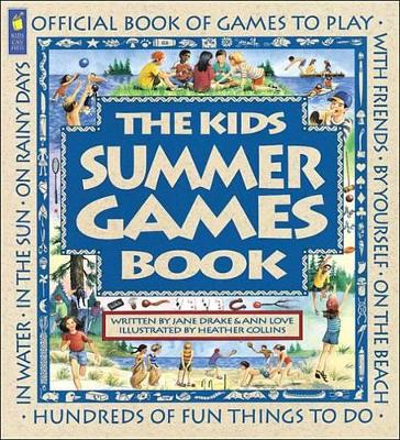 Book cover for The Kids Summer Games Book