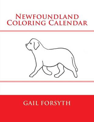 Book cover for Newfoundland Coloring Calendar