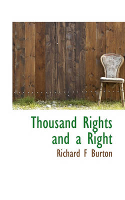 Book cover for Thousand Rights and a Right