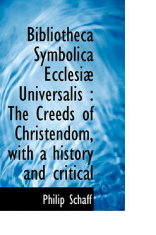 Cover of Bibliotheca Symbolica Ecclesi Universalis