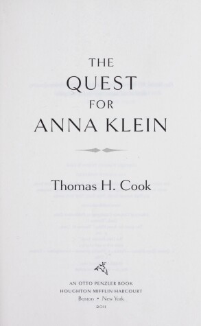 Book cover for The Quest for Anna Klein