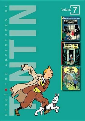 Book cover for The Adventures of Tintin, Volume 7