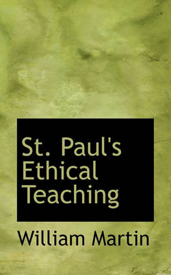 Book cover for St. Paul's Ethical Teaching