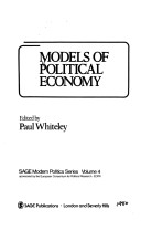 Cover of Models of Political Economy