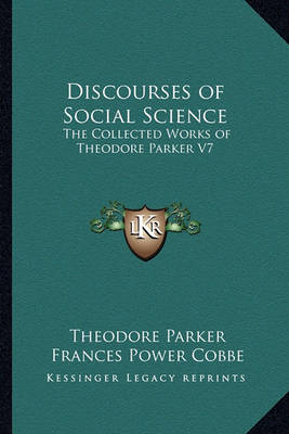 Book cover for Discourses of Social Science