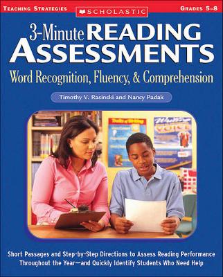 Cover of 3-Minute Reading Assessments Prehension