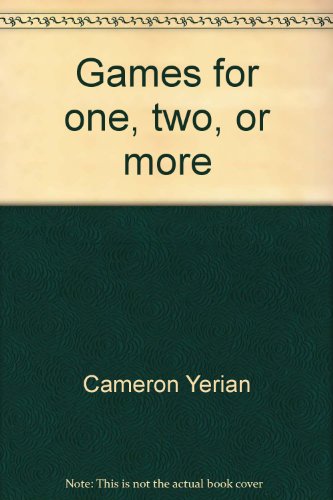 Book cover for Games for One, Two, or More