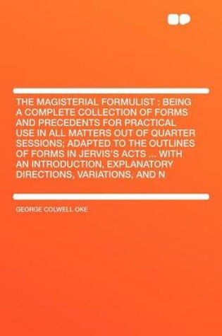 Cover of The Magisterial Formulist