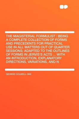 Book cover for The Magisterial Formulist