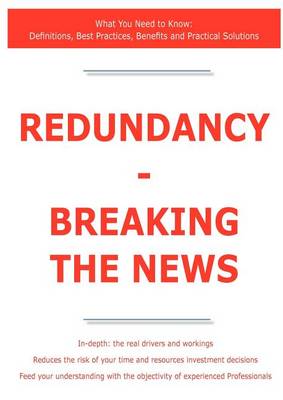 Book cover for Redundancy - Breaking the News - What You Need to Know