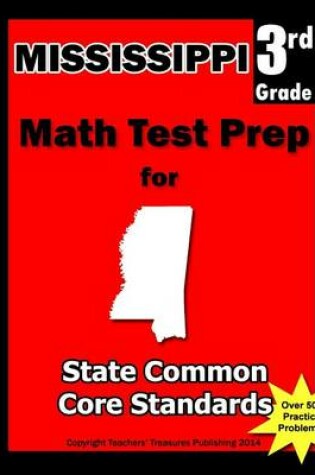 Cover of Mississippi 3rd Grade Math Test Prep