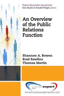 Book cover for An Overview of the Public Relations Function