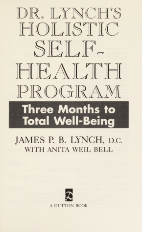 Book cover for Dr. Lynch's Holistic Self-Health Program