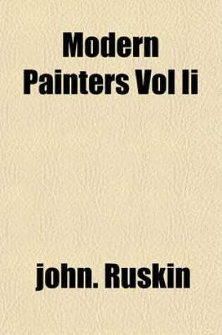 Cover of Modern Painters Vol II