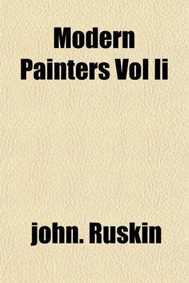 Book cover for Modern Painters Vol II