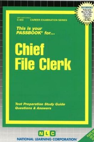 Cover of Chief File Clerk