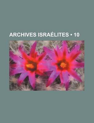 Book cover for Archives Israelites (10)