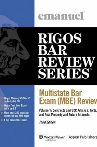 Cover of Multistate Bar Exam (MBE) Review Volume 1 2009 Edition