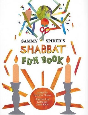 Book cover for Sammy Spider's Shabbat Fun Book