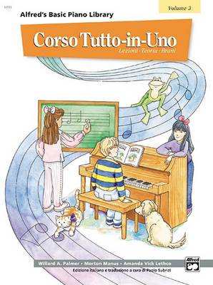 Cover of Alfred's Basic All-In-One Course [Corso Tutto-In-Uno], Bk 3