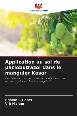 Book cover for Application au sol de paclobutrazol dans le manguier Kesar