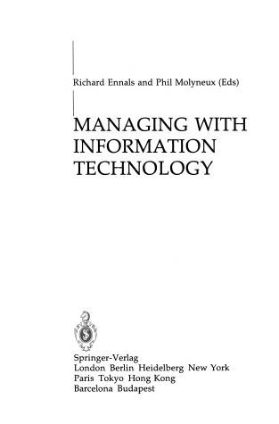 Book cover for Managing with Information Technology