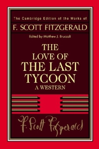 Cover of Fitzgerald: The Love of the Last Tycoon