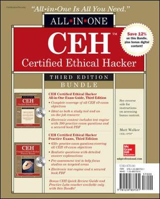 Book cover for CEH Certified Ethical Hacker Bundle, Third Edition