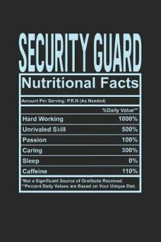 Cover of Security Guard Nutritional Facts