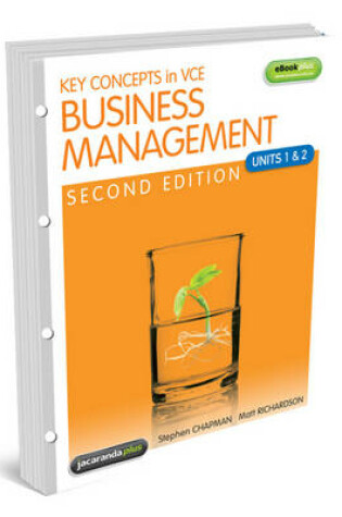 Cover of Key Concepts in VCE Business Management Units 1 and 2