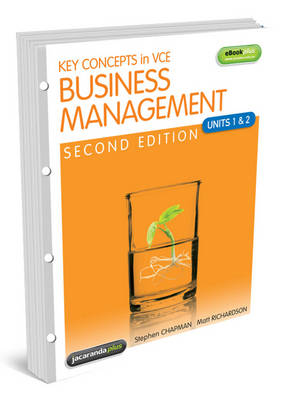 Cover of Key Concepts in VCE Business Management Units 1 and 2