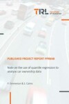 Book cover for Note on the use of quantile regression to analyse car ownership data
