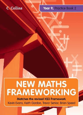 Book cover for New Maths Frameworking - Year 9 Practice Book 2 (Levels 5-7)