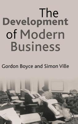 Book cover for The Development of Modern Business