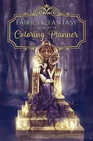 Cover of Fairies and Fantasy Coloring Planner