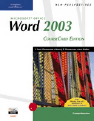 Book cover for New Perspectives on Microsoft Office Word 2003, Comprehensive