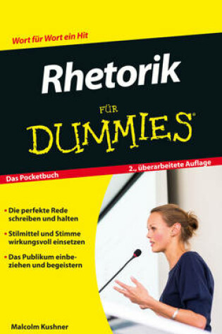 Cover of Rhetorik fur Dummies Das Pocketbuch 2e