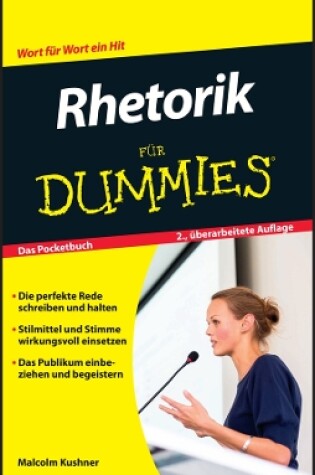 Cover of Rhetorik fur Dummies Das Pocketbuch 2e