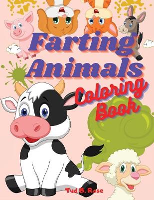 Book cover for Farting Animals Coloring Book